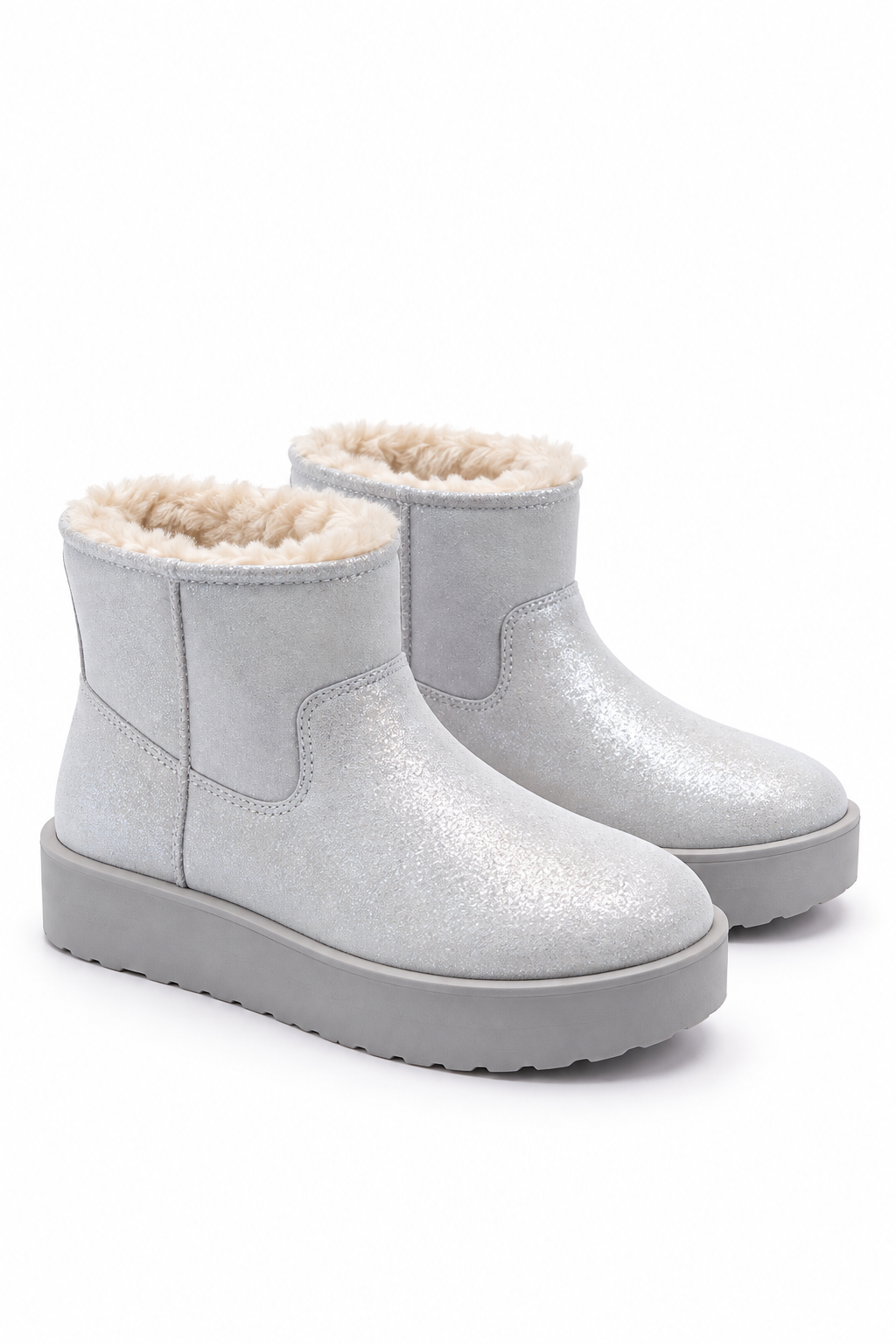 Light Grey Cosy Boots
