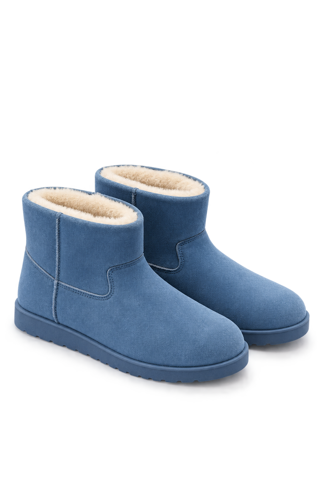 Blue Cosy Boots