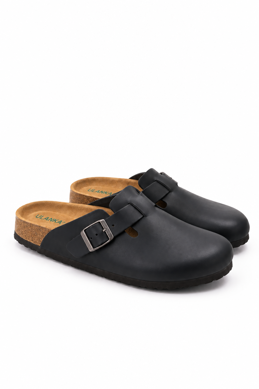 Black Smooth Clogs